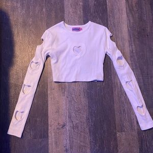 Heart crop top